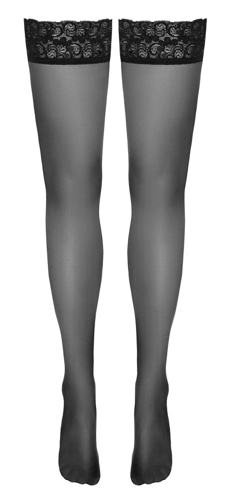 Cottelli Legwear Hold-up Stock juodas 5