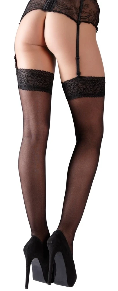 Cottelli Legwear Stockings juodas 5
