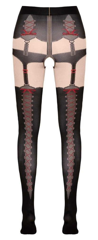 Cottelli Legwear Pėdkelnės su raštu 3