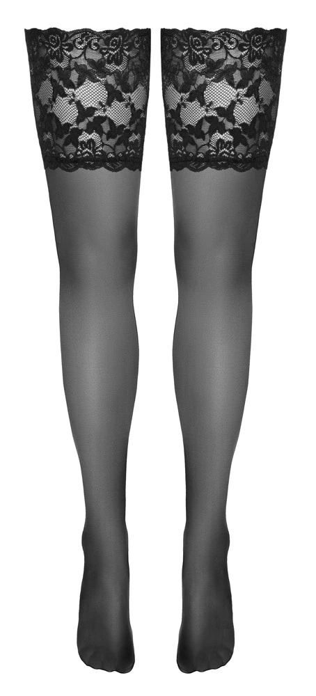Cottelli Legwear HoldUps juodas 4