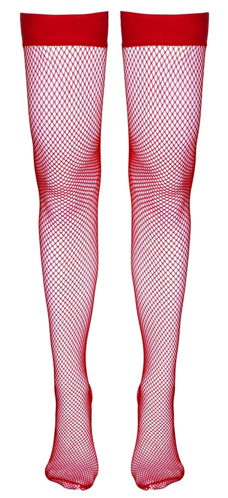 Cottelli Legwear Laikomos kojinės raudonos M
