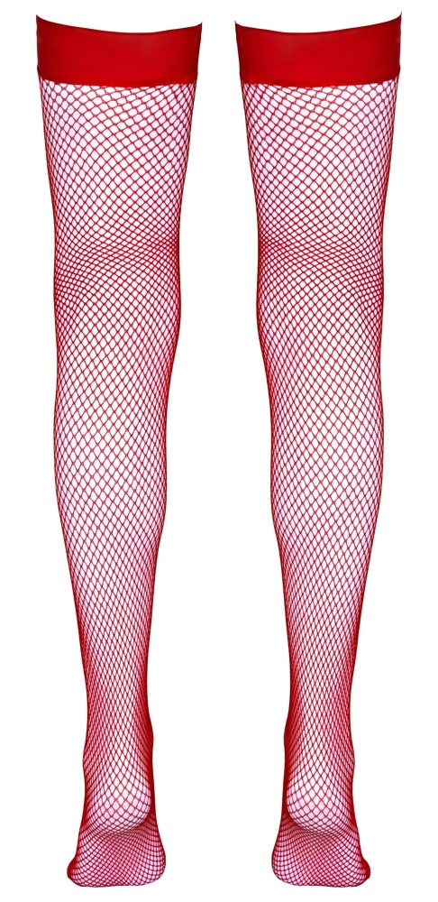 Cottelli Legwear Laikomos kojinės raudonos M