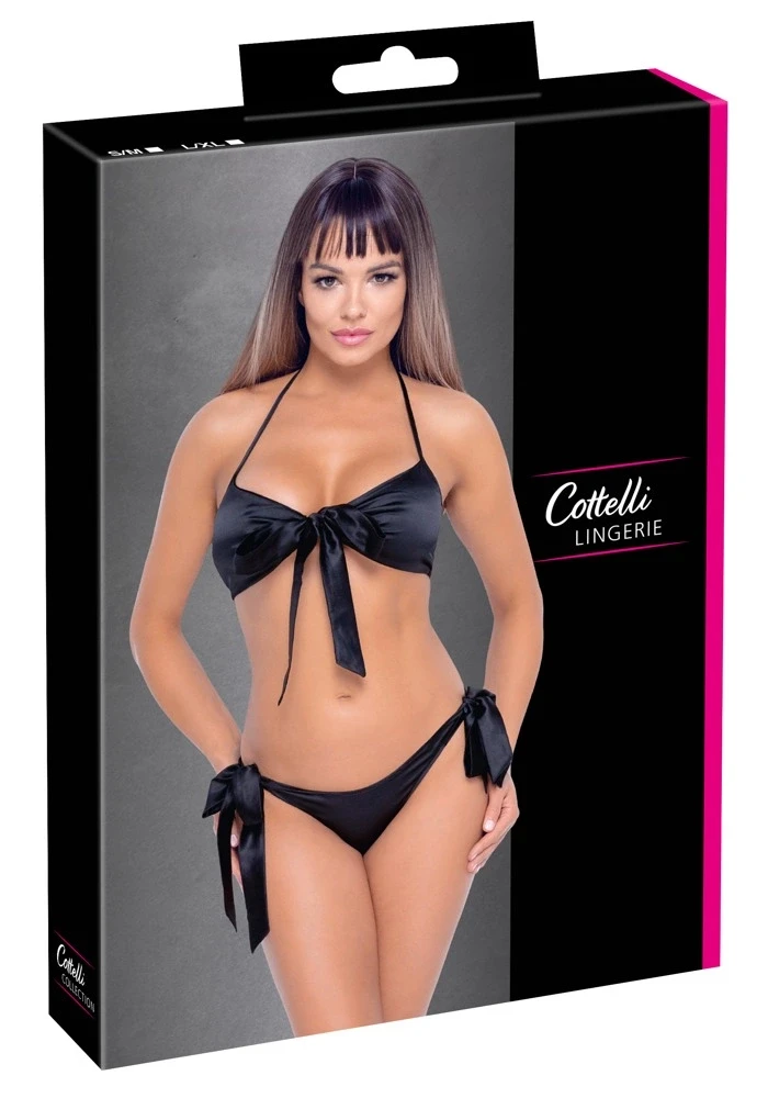 Cottelli Bra and Briefs juodas S/M