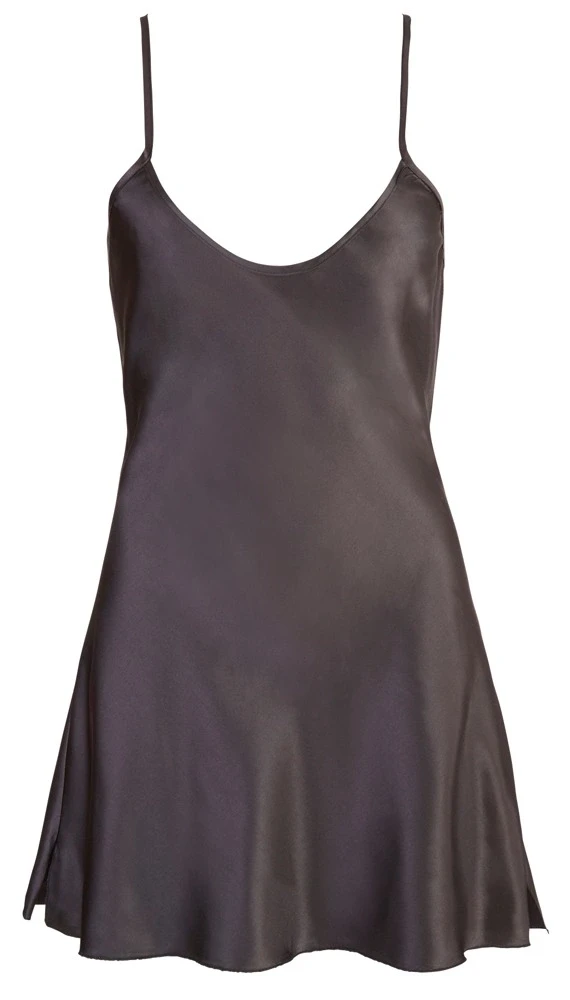 Cottelli Satin Chemise Juodas S