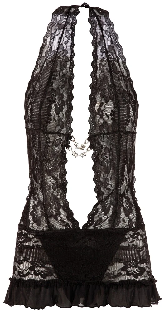 Cottelli Lace Dress juodas XL