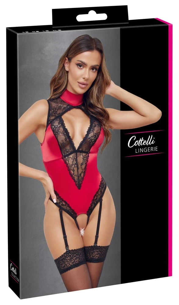 Cottelli Body red/juodas S