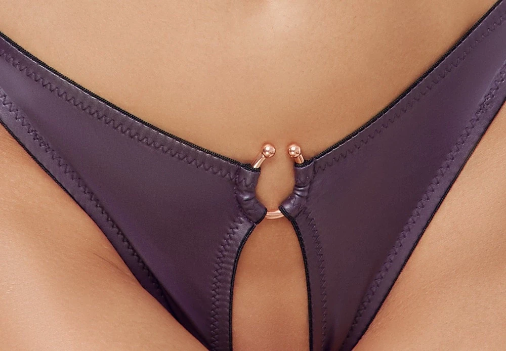 Cottelli BH und Slip lila XL