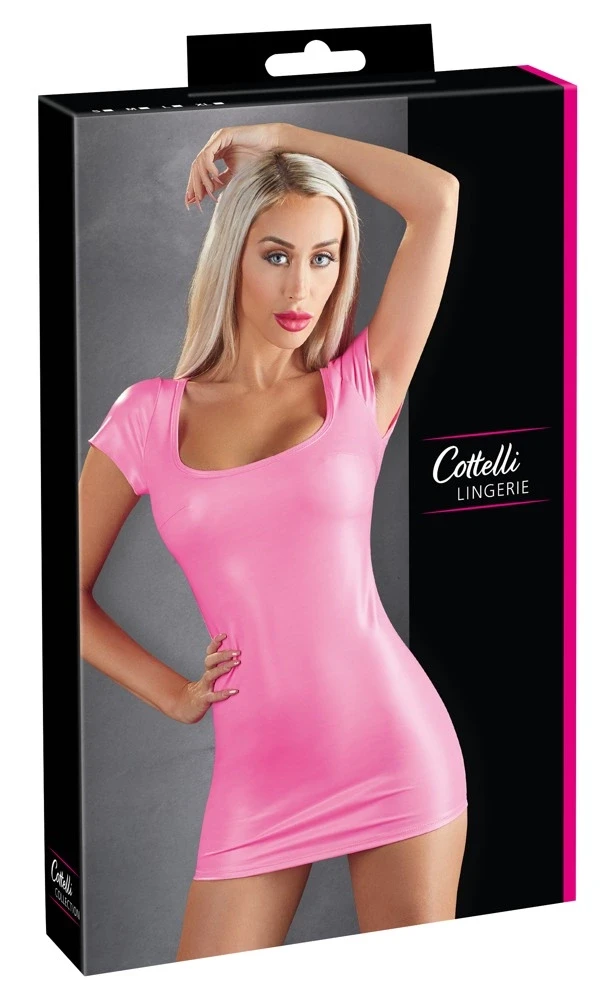 Cottelli Party Rožinė Suknelė karštai rožinė XL