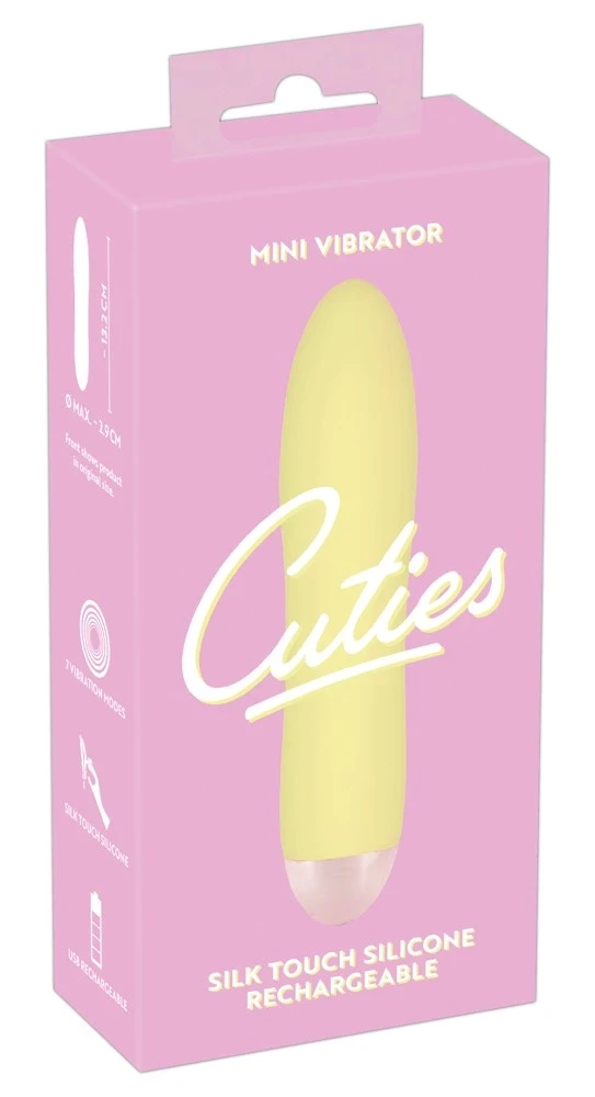 Cuties Mini Vibratorius geltonas