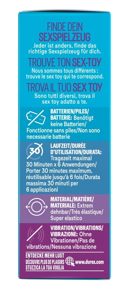 RING „Durex“ malonumo žiedas