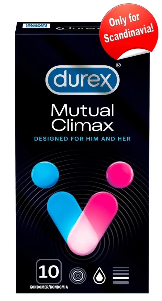 Durex Mutual Climax Stimuliuojantys prezervatyvai (10 vnt.)