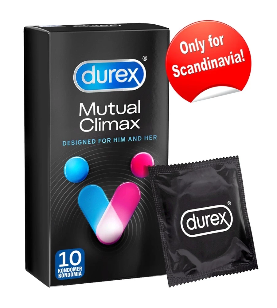 Durex Mutual Climax Stimuliuojantys prezervatyvai (10 vnt.)
