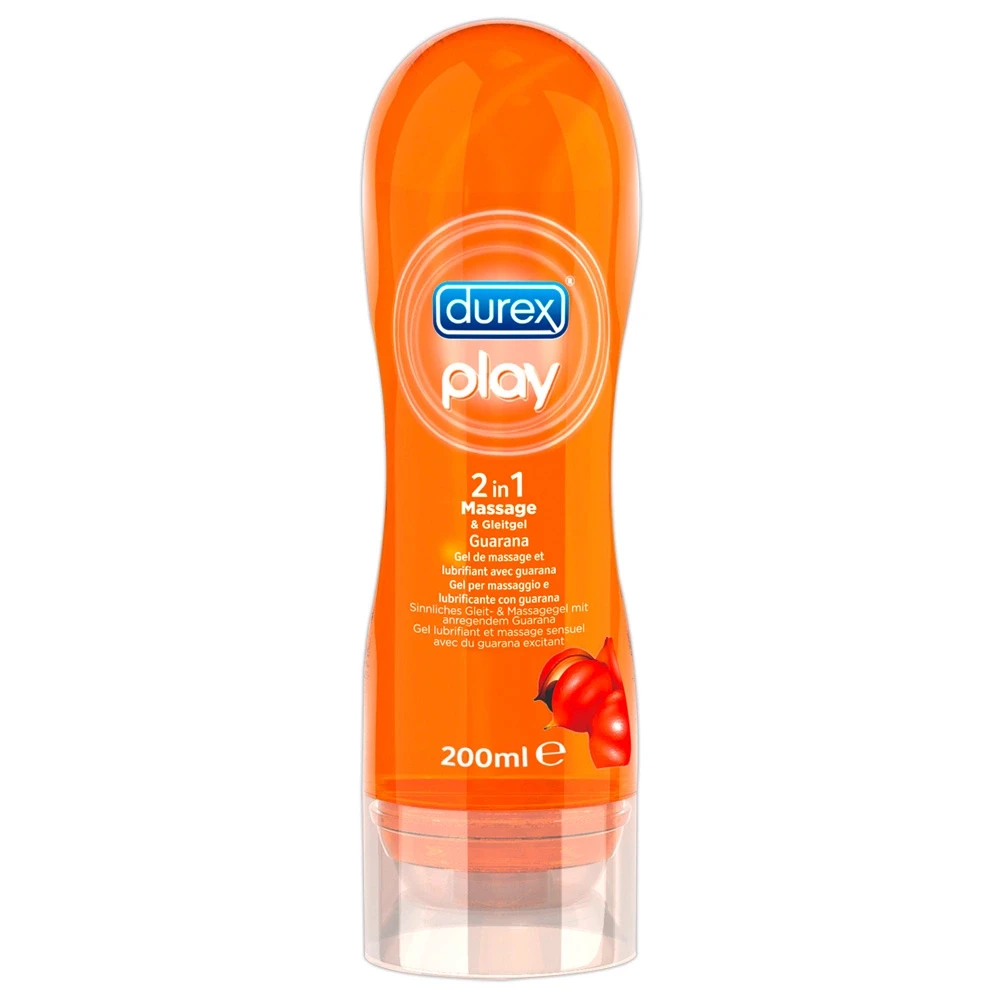 Durex Play Intimate Guarana 2in1 masažo gelis/lubrikantas (200 ml)