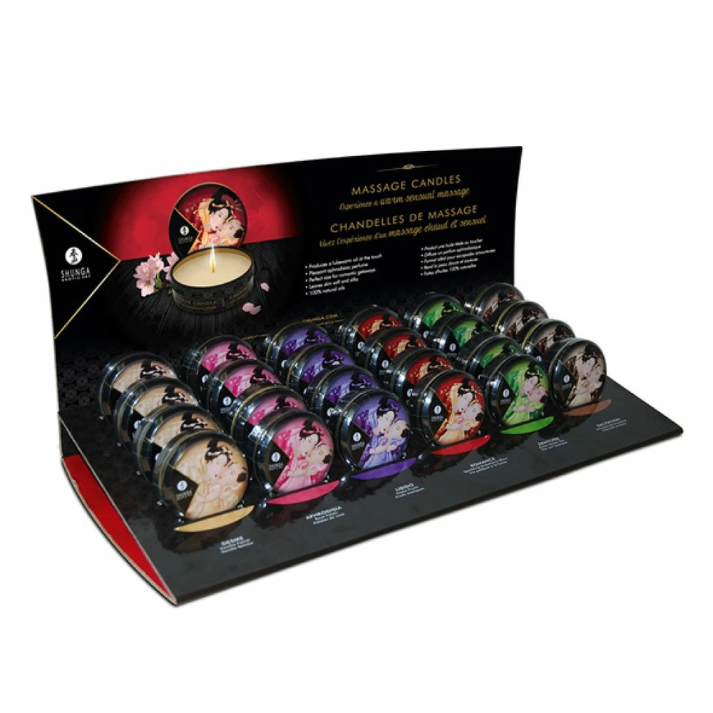 Shunga - Ekranas Mini Massage Candles masažo žvakių rinkinys (6x4)
