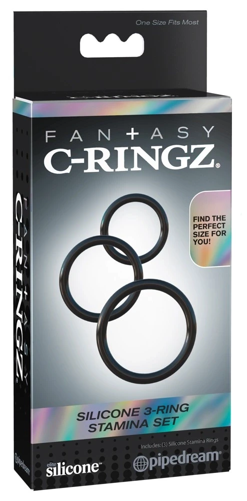 Pipedream FCR Silicone 3 Ring Stamina Se