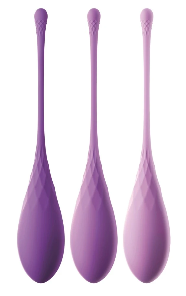 Kegel treniruoklių rinkinys, 3 violetiniai svarmenys