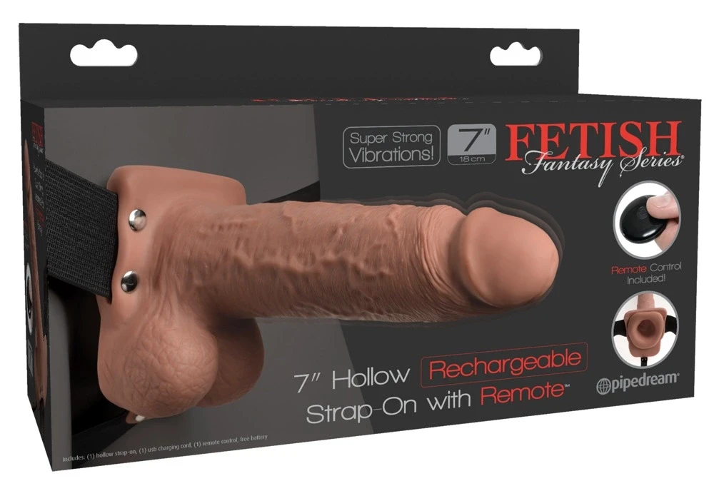 Pipedream Dark FFS 7 tuščiaviduris dirželis tamsus Rem