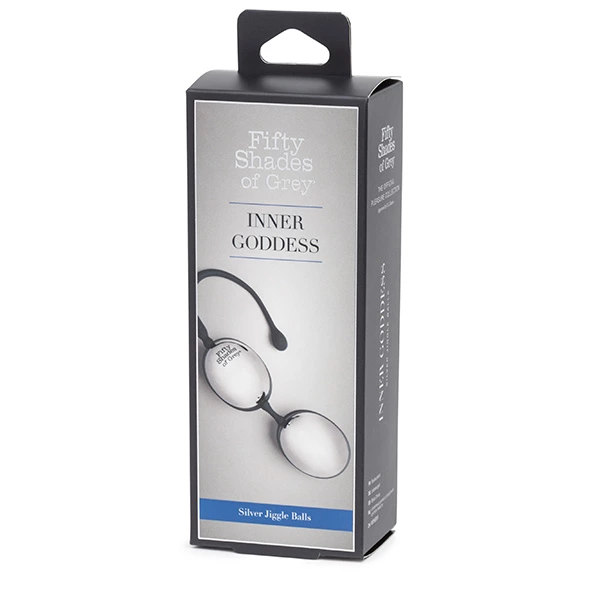 Fifty Shades of Grey Fifty Shades of Pilkas - Inner Goddess Sidabrinis Jiggle Balls 67g INNER GODDESS VAGINALINIAI KAMUOLIUKAI