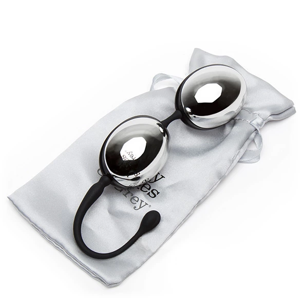 Fifty Shades of Grey Fifty Shades of Pilkas - Inner Goddess Sidabrinis Jiggle Balls 67g INNER GODDESS VAGINALINIAI KAMUOLIUKAI