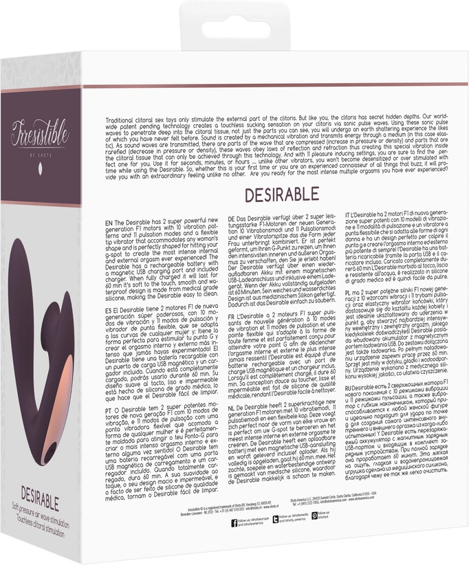 Irresistible By Shots Desirable - Violetinė