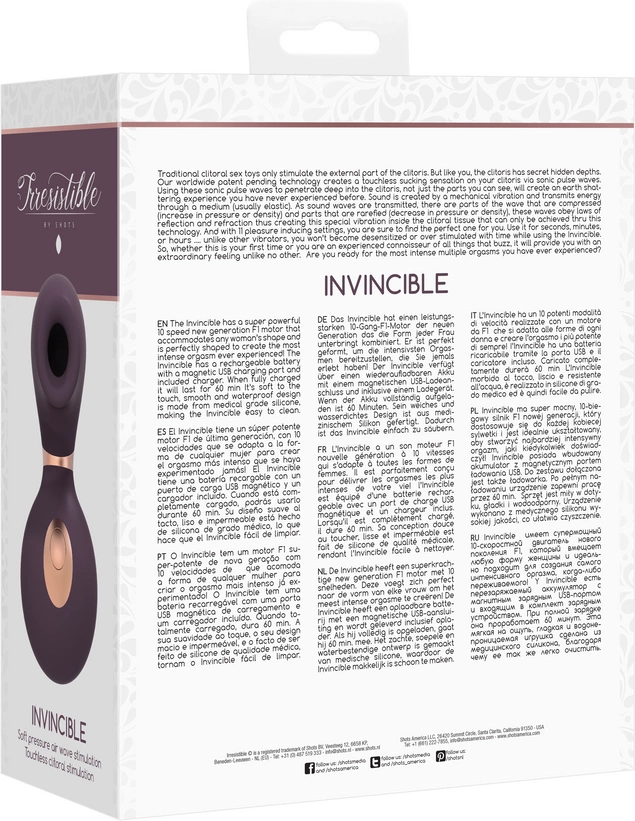 Irresistible By Shots Invincible - Violetinė