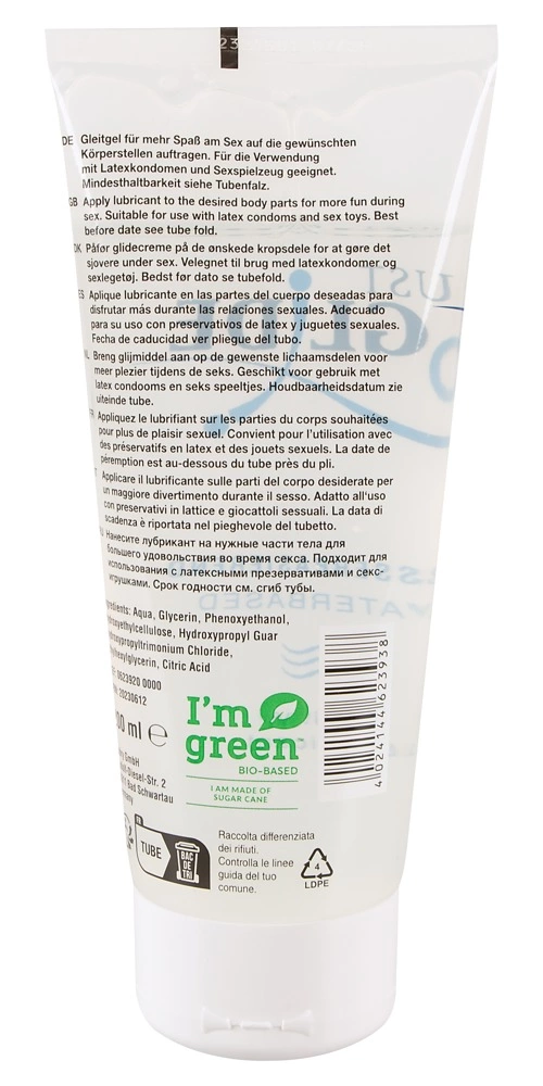 Just Glide Vandens pagrindo lubrikantas, 200 ml