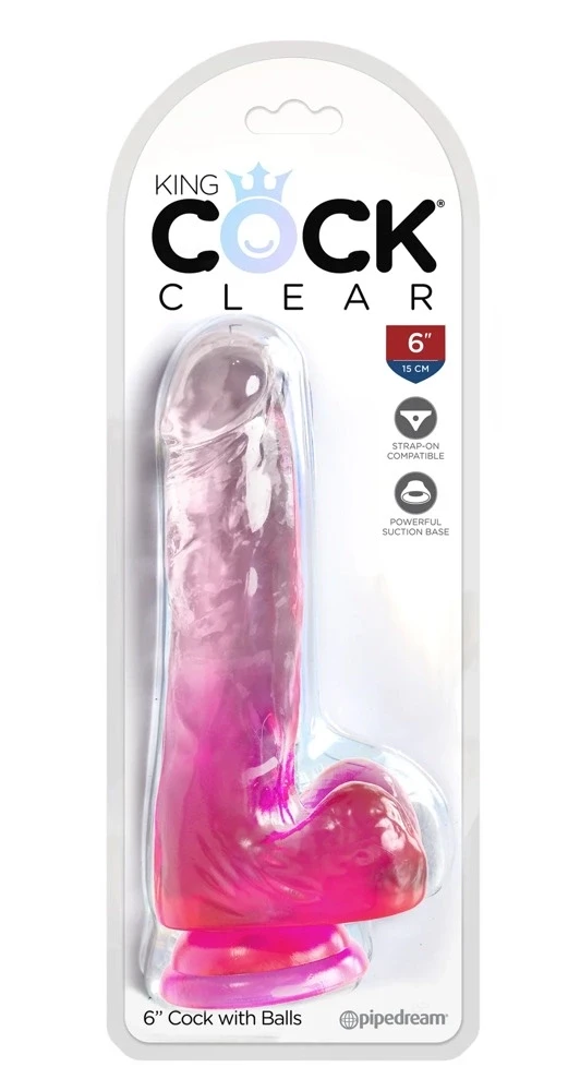 Dreamtoys Rožinė KingCockClear 6 w rutuliukai rožiniai