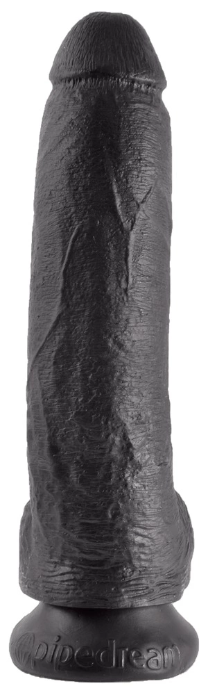 King Cock Dark KC 9" varpa su kiaušiniais, tamsi