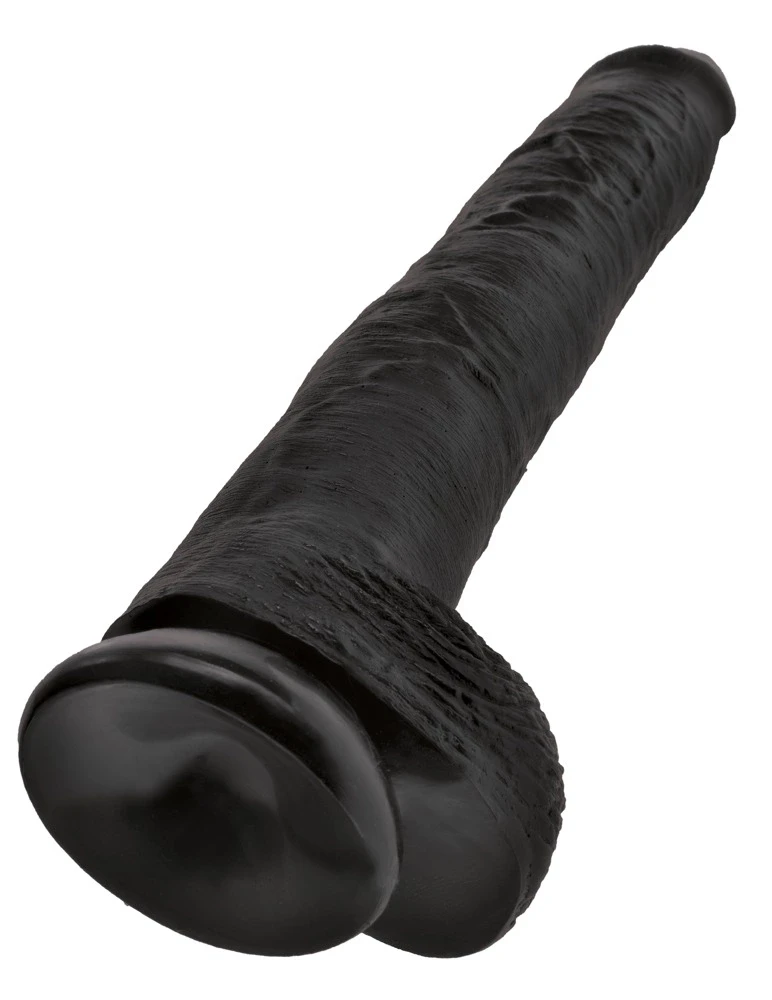 Pipedream King Cock 14" varpa su kamuoliukais, tamsiai mėlyna