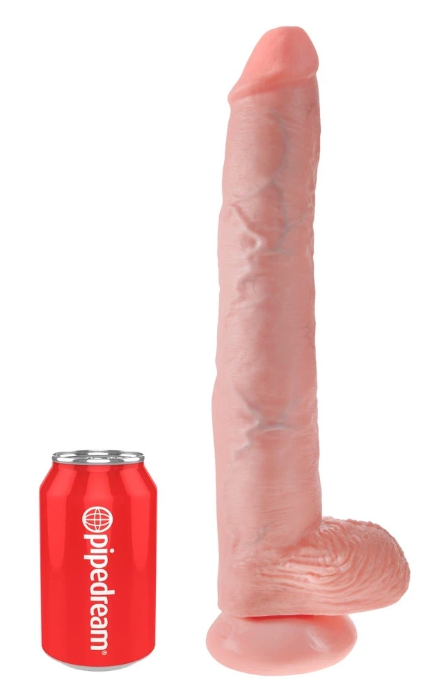 Pipedream KING Karaliaus penis 14 colių penis su kamuoliukais