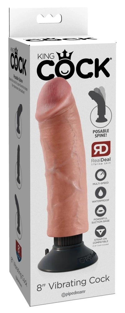 Pipedream KC 8" vibruojanti gaidžio lemputė