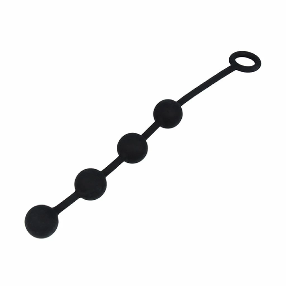 Nexus - Excite Medium Silicone Anal Beads Juodas