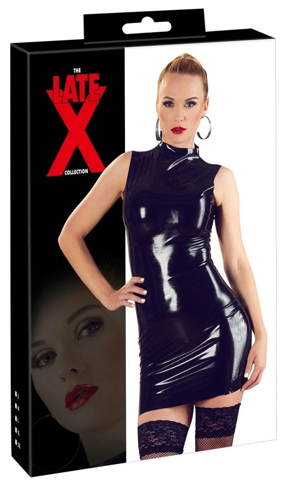 Late X Latex Dress juodas XL