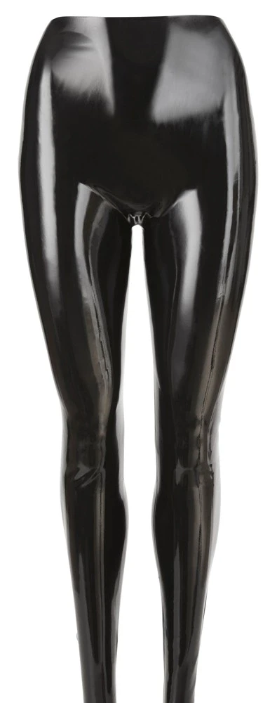 Late X Latex Tights juodas 2XL