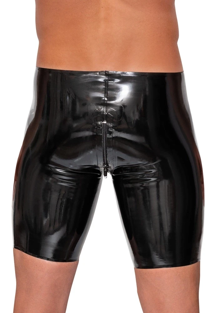 Late X Men's Latex Pants Zip M