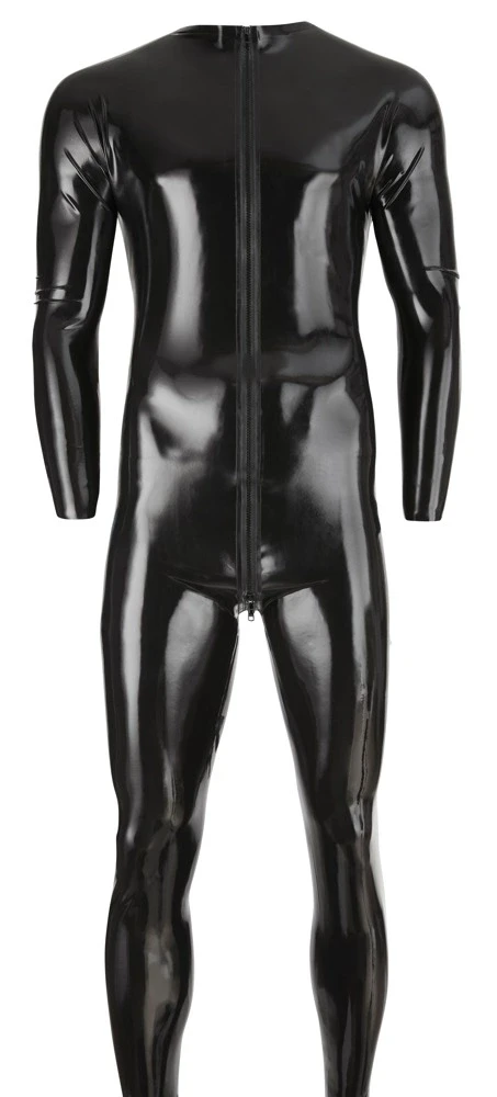 Late X Men's Latex Jumpsuit S