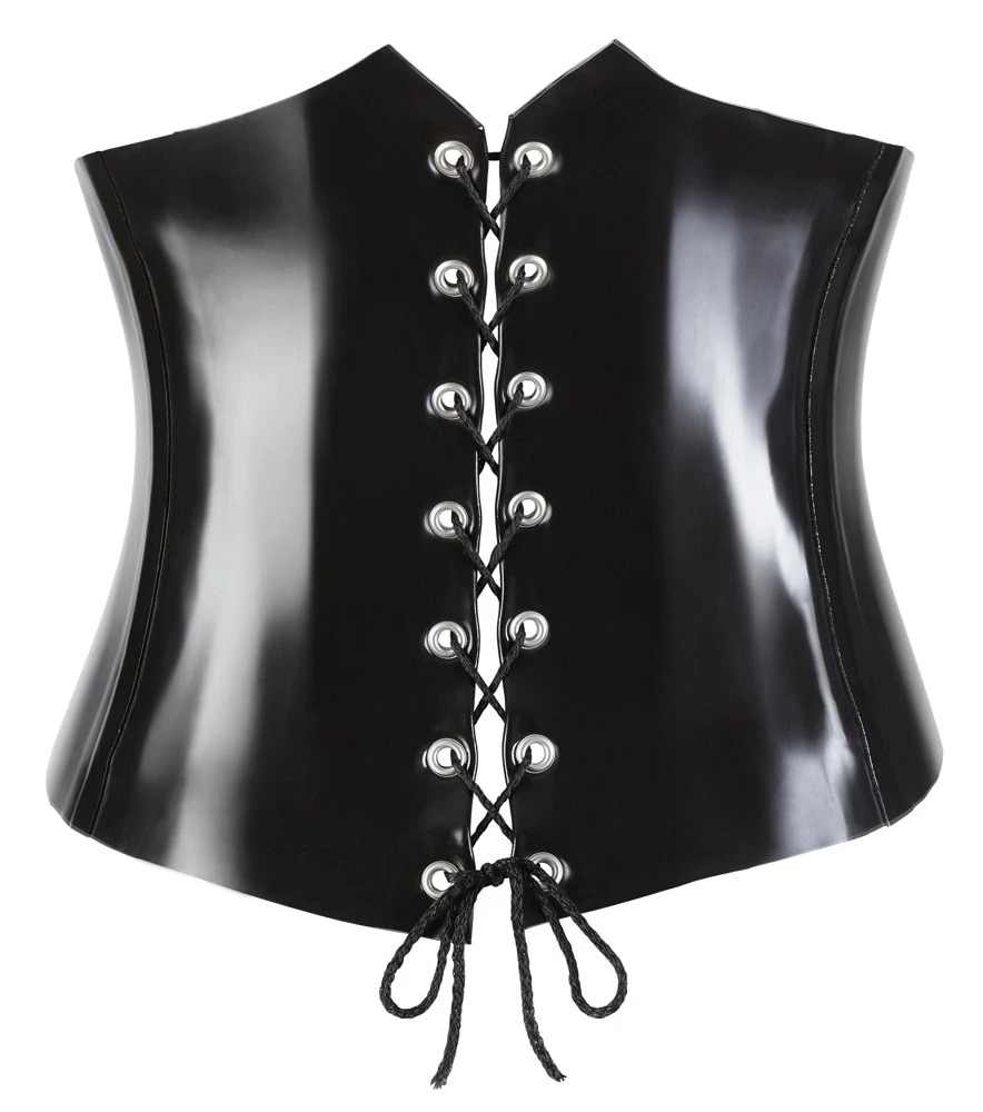 Late X Latex Waist Cincher juodas XL