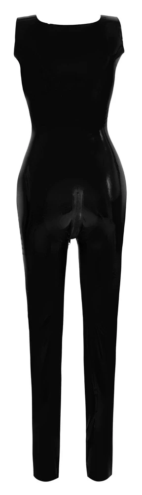 Late X Latex Catsuit juodas 2XL