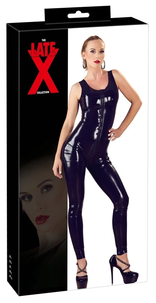 Late X Latex Catsuit juodas XL