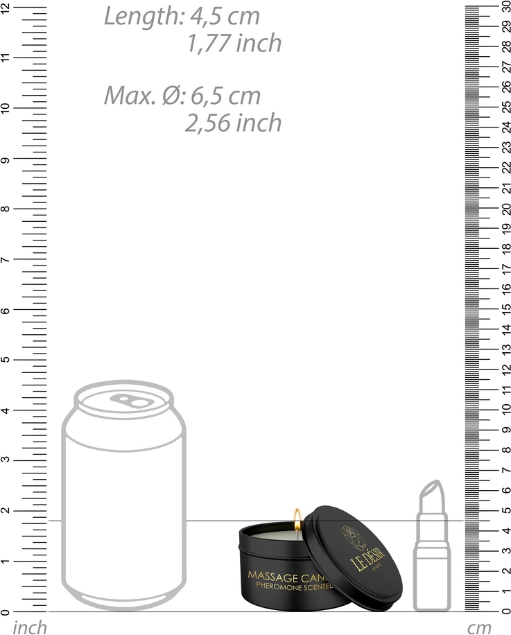 Shots Erotinio masažo žvakė – kvepianti feromonais