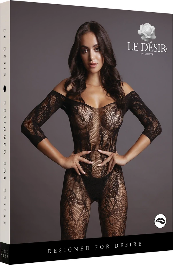 Shots Lace Sleeved Bodystocking – vieno dydžio