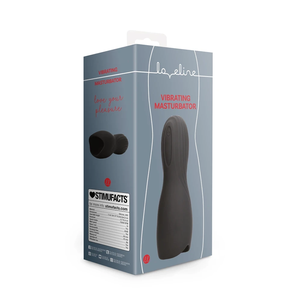 Loveline By Shots Loveline MASTURBATOR VIBRUOTI VANDENĮ ATLIERIUS STIPRIOS VIBRAVIMO 10 USB REŽIMŲ