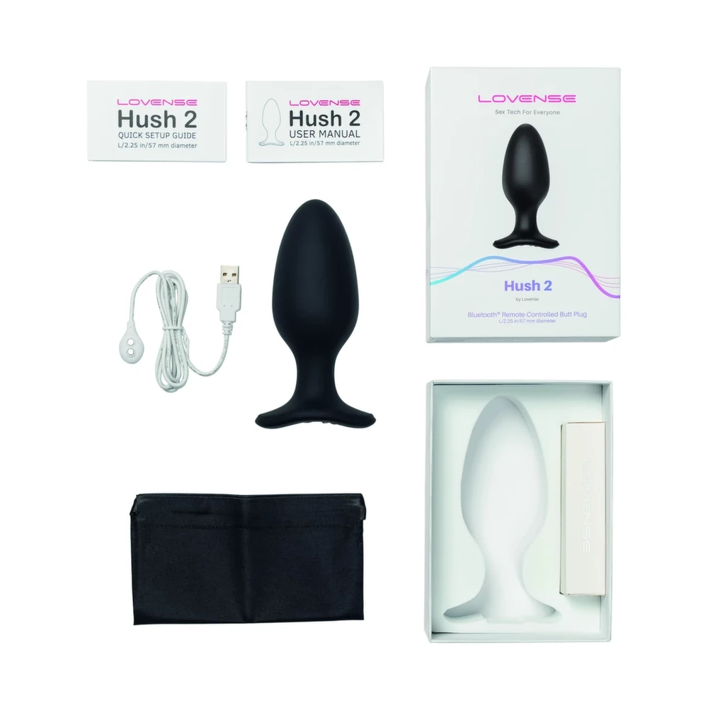 Lovense - Hush 2 Butt Plug L 57 mm