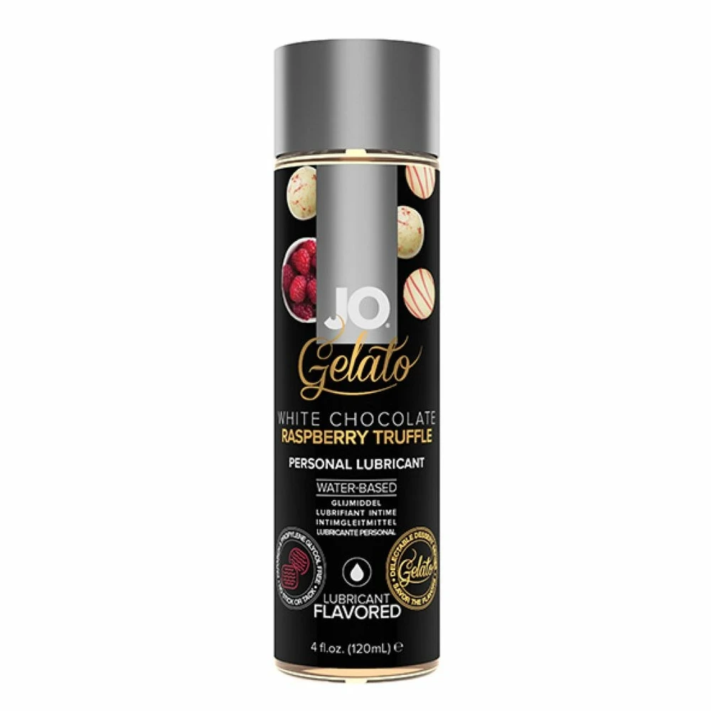 System JO - Gelato Baltas Chocolate Truffle Lubricant Vanduo-Based 120 ml