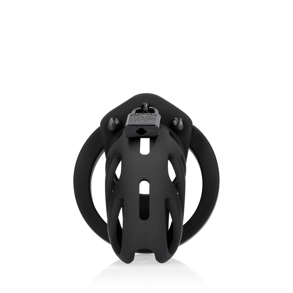 Mancage By Shots 24 modelis - "Chastity Cage" - 3,5'' / 9 cm - juodas