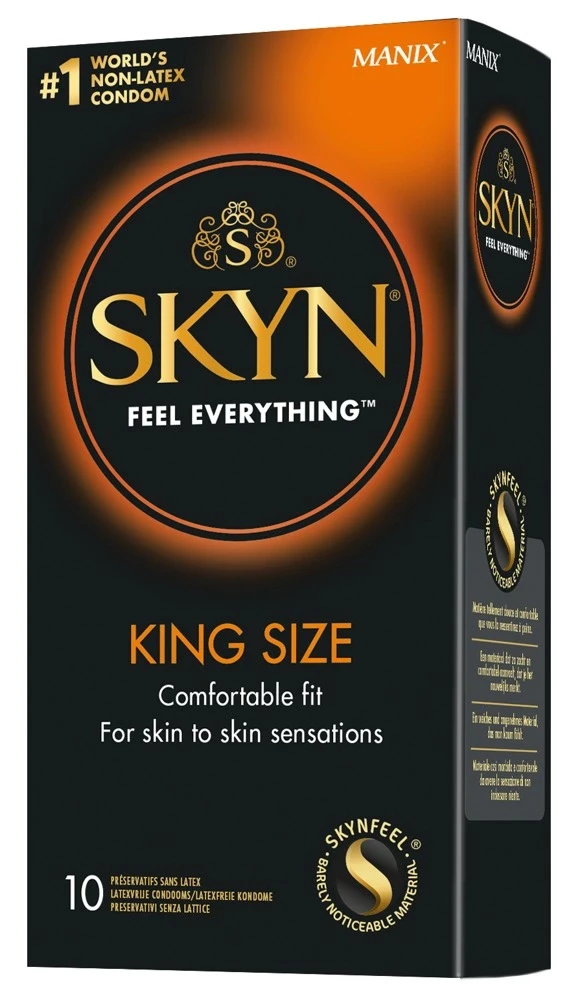 SKYN King Size Prezervatyvai be latekso (10 vnt.)
