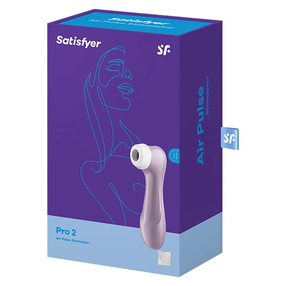 Satisfyer - Pro 2 oro impulsų stimuliatorius violetinis