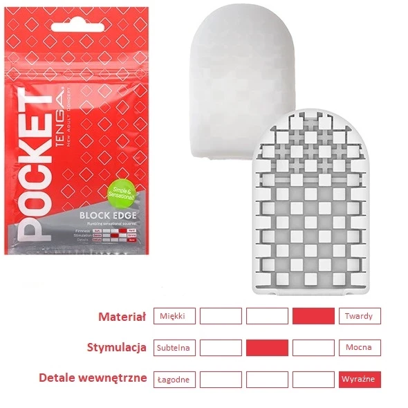 Tenga - Pocket Stroker Block Edge