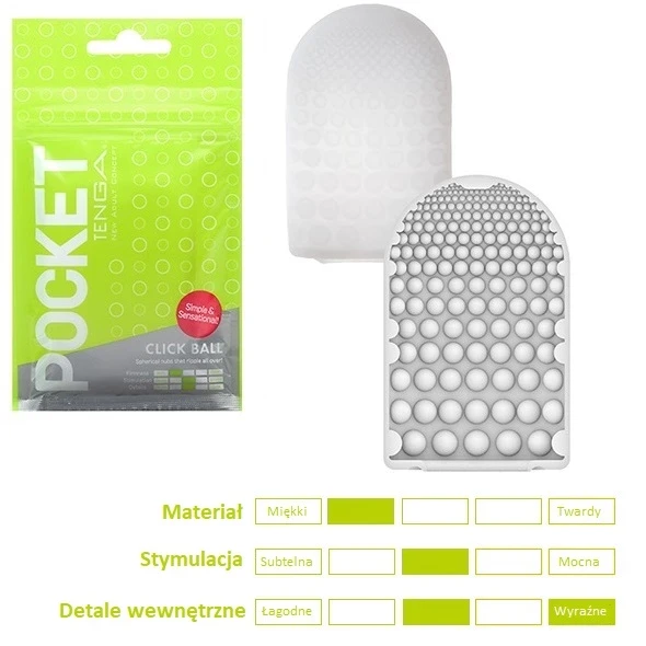 Tenga - Pocket Stroker Click Ball