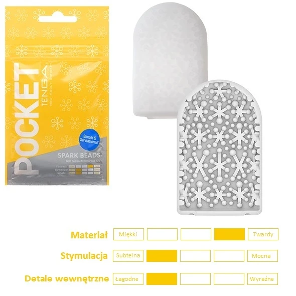 Tenga - Pocket Stroker Spark Beads